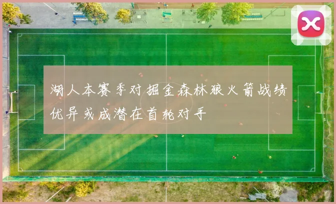 湖人本赛季对掘金森林狼火箭战绩优异或成潜在首轮对手